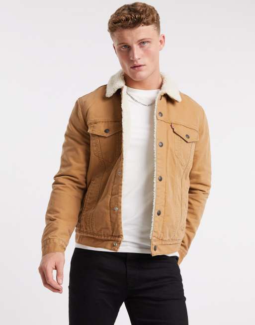 Asos sherpa online jacket men's