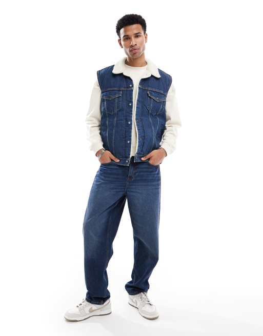 Sleeveless sherpa vest shop