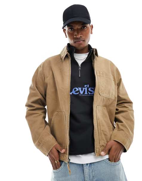 Levi bomber hot sale jacket mens