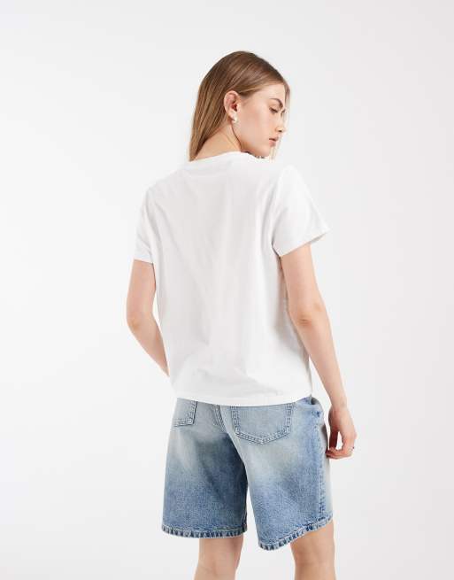 Levi's ulubiony biały T-shirt z nadrukiem graficznym, 4 z 4