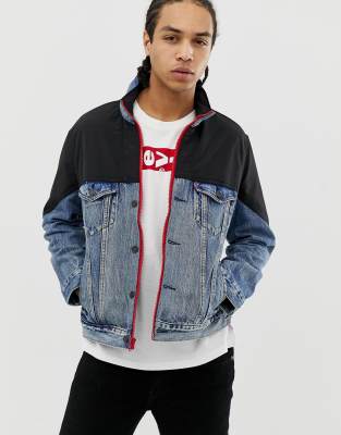 levis mockneck trucker jacket