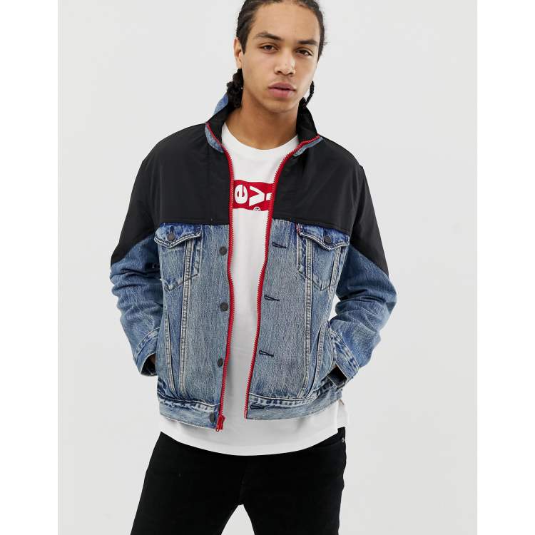 Levis mockneck 2025 trucker jacket