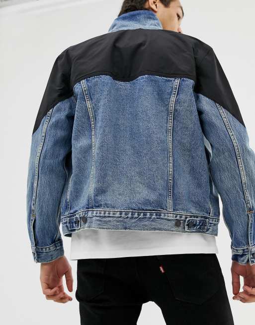 Levis mockneck hot sale trucker jacket