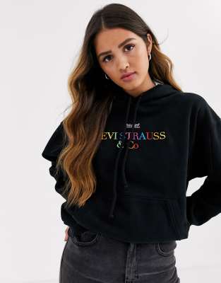 Levi's unbasic hoodie black hot sale