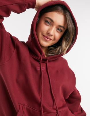 Levi's 2025 burgundy hoodie