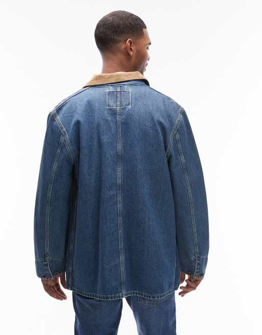 Levi's – Unisex – Workwear – Berkley – Chore-Mantel aus Denim in Blau, 4 von 6