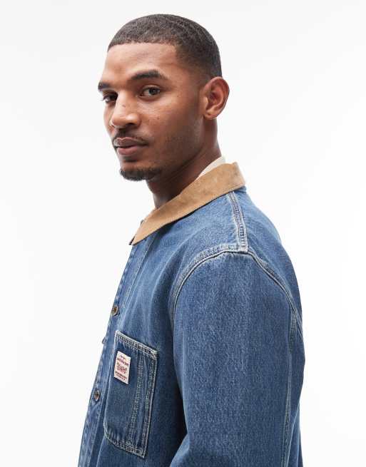Levi's – Unisex – Workwear – Berkley – Chore-Mantel aus Denim in Blau, 5 von 6