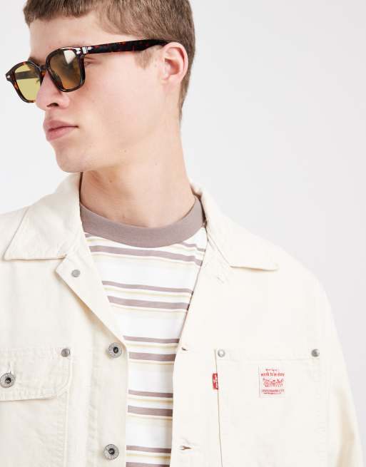 Levi's Unisex – Workwear Sunrise – Jeansowa kurtka typu trucker w kolorze ecru, 1 z 5