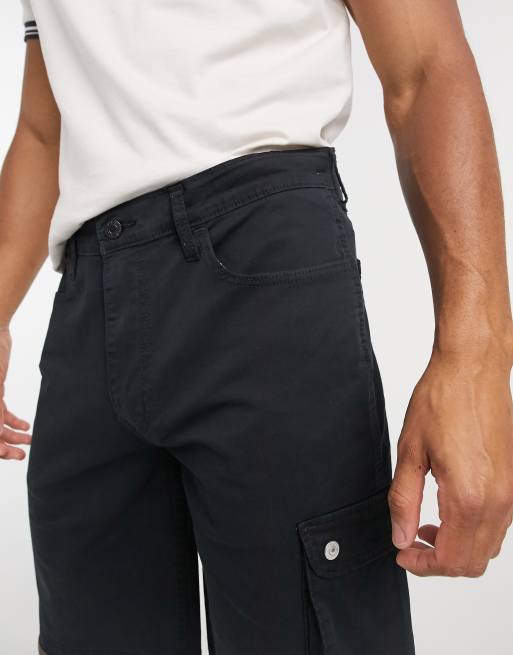 Black levi best sale cargo shorts