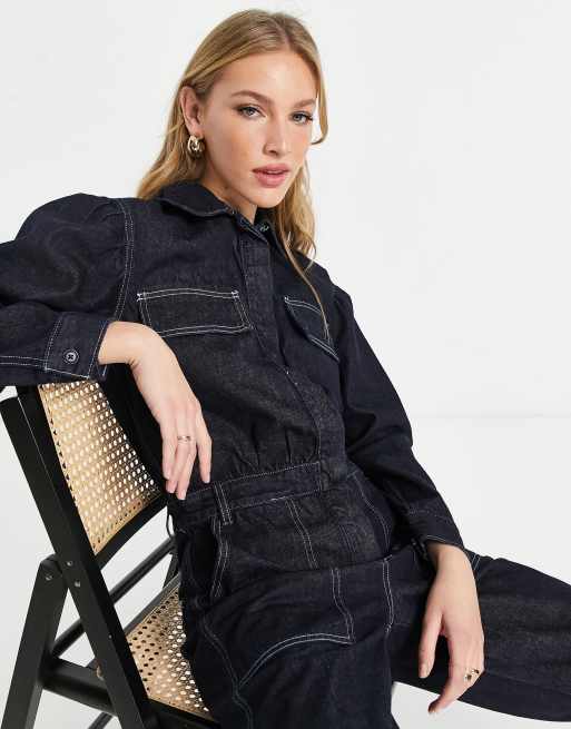 Levi's utility jumpsuit in black | ASOS