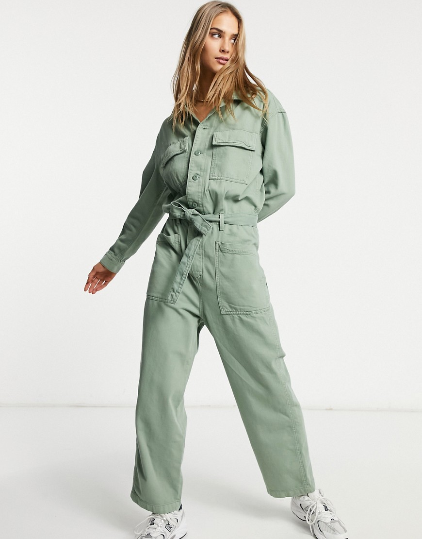 Levi's utility jumpsuit in khaki-Green