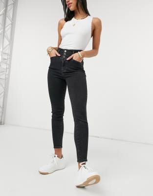 utility mile high ankle jeans