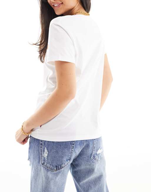 Levi's v neck outlet white t shirt