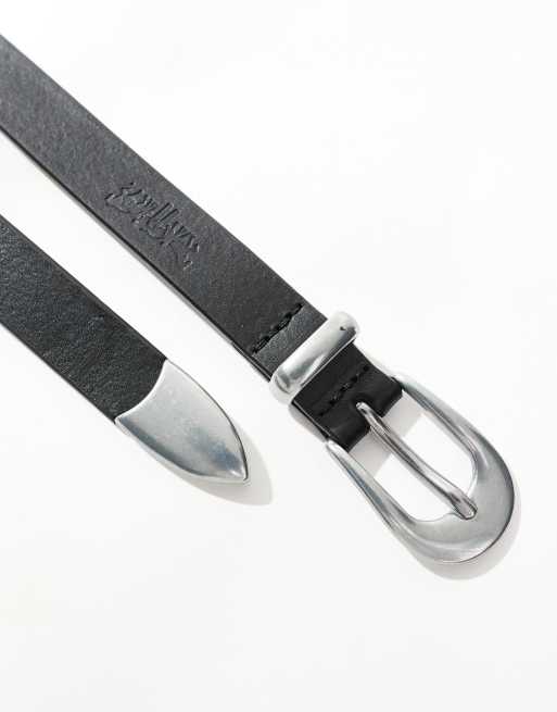Ceinture Levi's Women's Valerie Belt Femme - Cuir Bovin Grain Entier 20mm