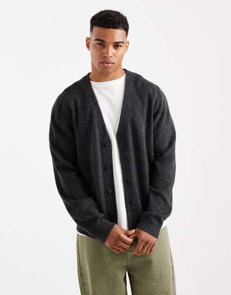 Levi's valencia knit cardigan in charcoal marl - view 1