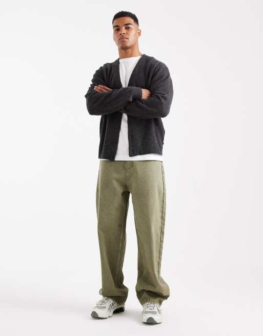 Levi's valencia knit cardigan in charcoal marl, 2 of 5