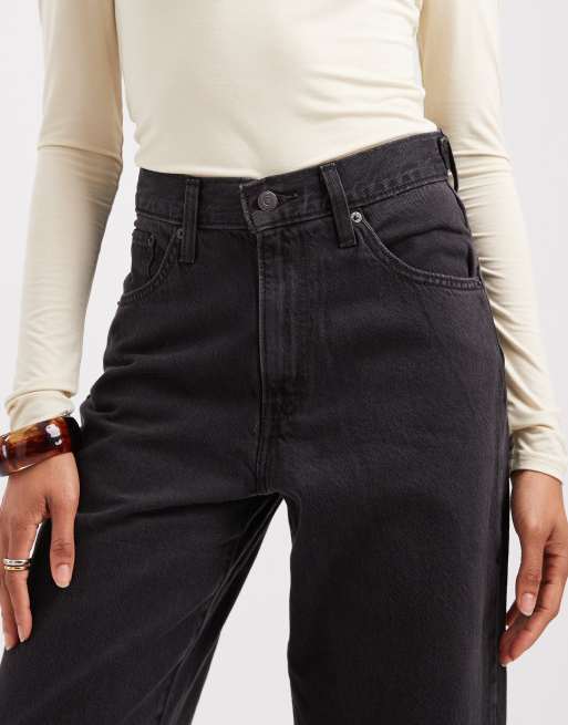 Levi's - vaqueros baggy cinch en negro - BLACK, 5 de 5