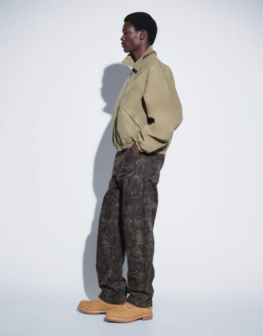 Levi's vaqueros carpintero holgados de estilo utilitario con refuerzo doble en las rodillas y estampado de camuflaje, 5 de 9