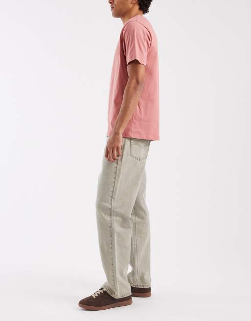 Levi's - vaqueros denim rectos holgados 565 en stone, 3 de 5