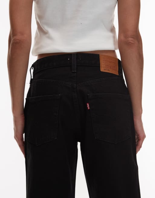 Levi's - vaqueros rectos de denim negros 501 '90s, 5 de 5