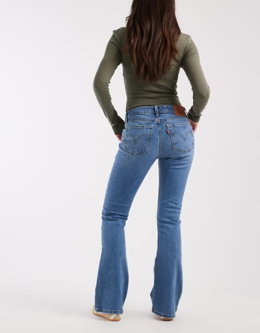 Levi's vaqueros slim bootcut de talle bajo con lavado medio, 2 de 5