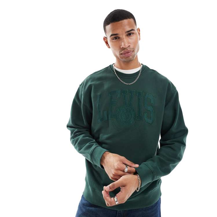 Multicolour logo relaxed fit sweatshirt hotsell