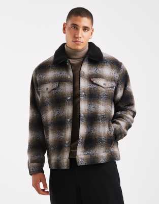 Veste Tweed John G Hardy – Pure Laine, Carreaux Marron Clair, Fabrication Britannique, Taille 42