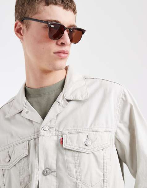 Levi's - Veste camionneur décontractée en jean - Écru - view 1