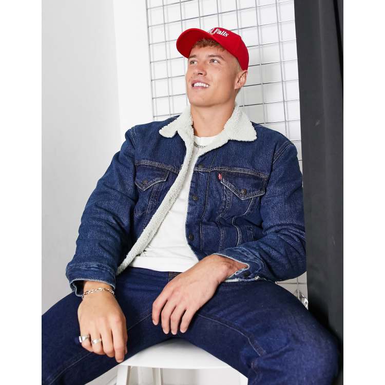 Veste en jean doublée sherpa 2025