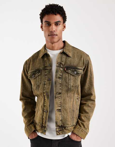 Levi's - Veste camionneur en jean - Délavage surteint - view 1