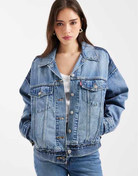 Levi's - Veste en jean déstructurée - Bleu - view 1