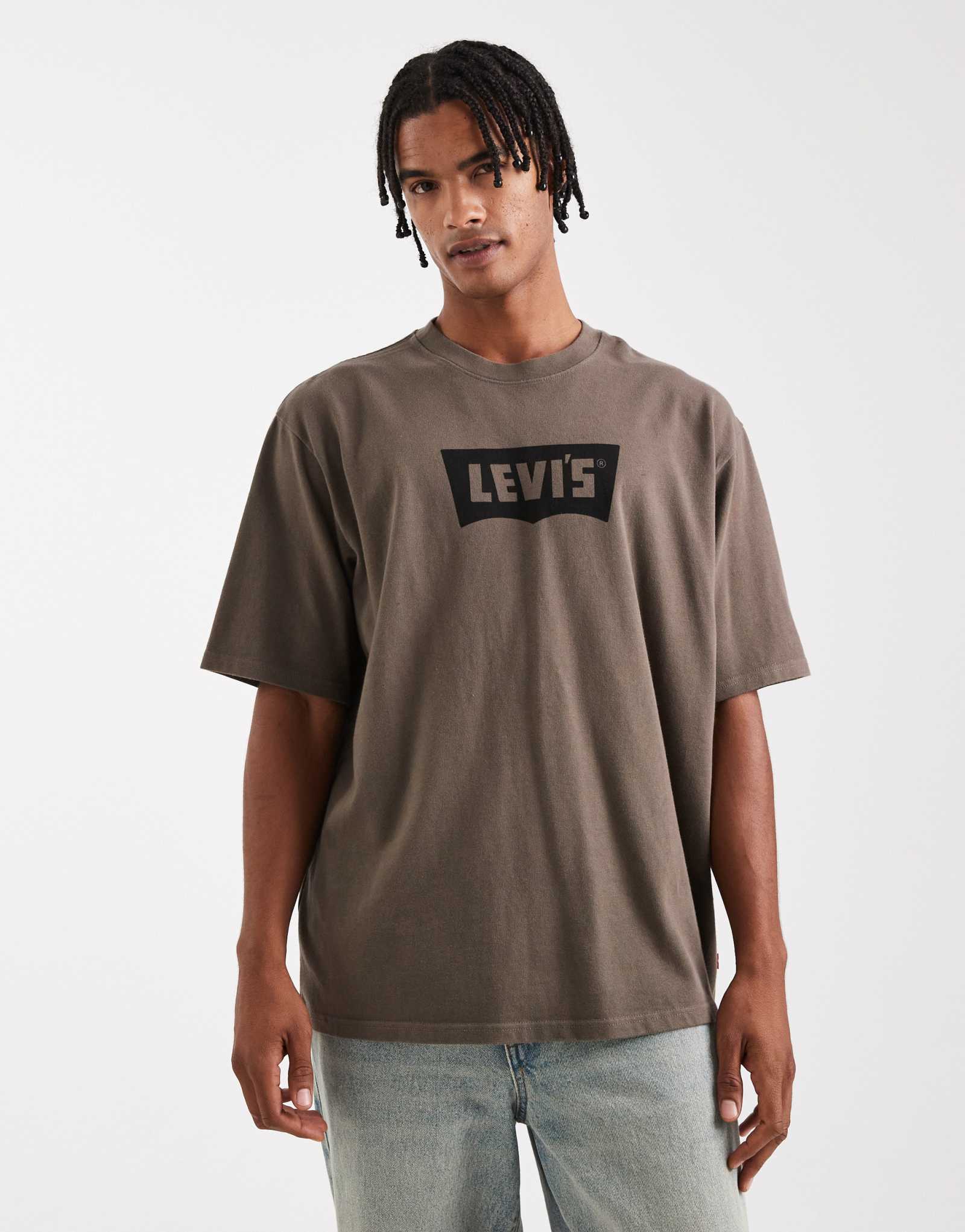 Винтажная футболка Levi's с коротким рукавом и логотипом 