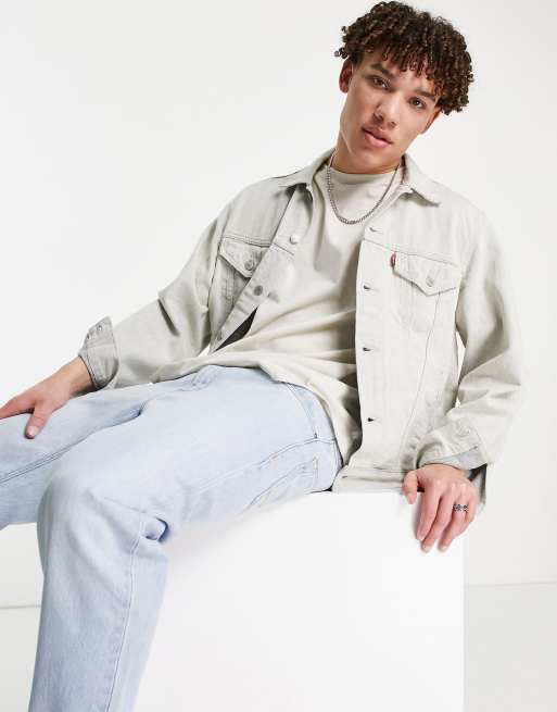 Levis fitted denim jacket sale