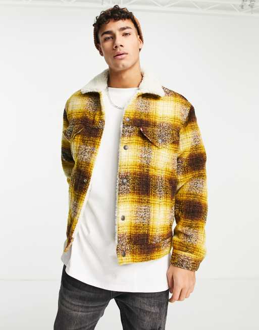Yellow sherpa jacket clearance