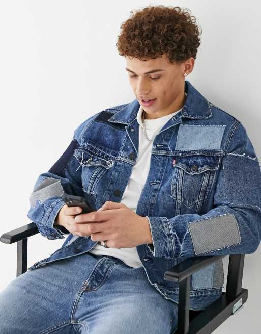 Levi's patchwork sales denim jacket