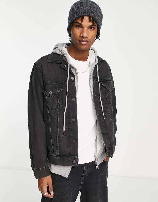 Levi's vintage fit trucker jacket in black