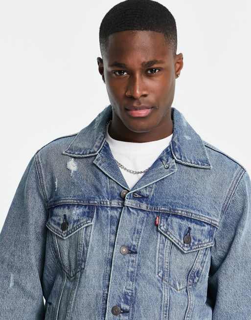 Virgil trucker jacket vintage hotsell fit