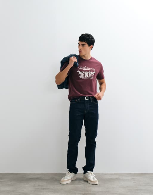 Levi's vintage grafisk T-shirt i rød, 4 af 5