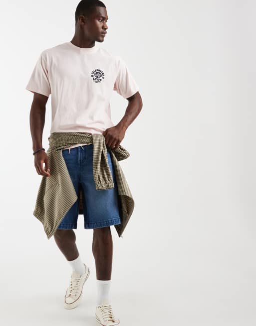 Levi's vintage grafisk t-shirt i rosa
