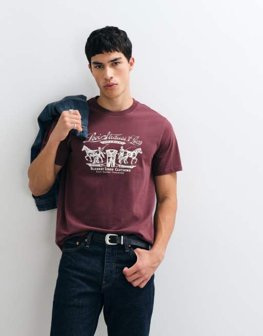 Levi's Vintage Graphic-T-Shirt in Rot