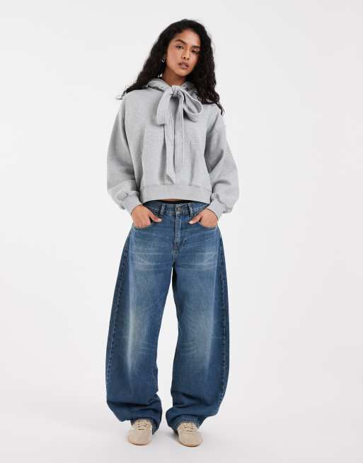 Levi's Vintage Hoodie mit Halsschleife in Grau, 1 von 4