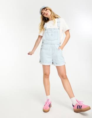 Levi's - Vintage - Korte jumpsuit met blauwe wassing