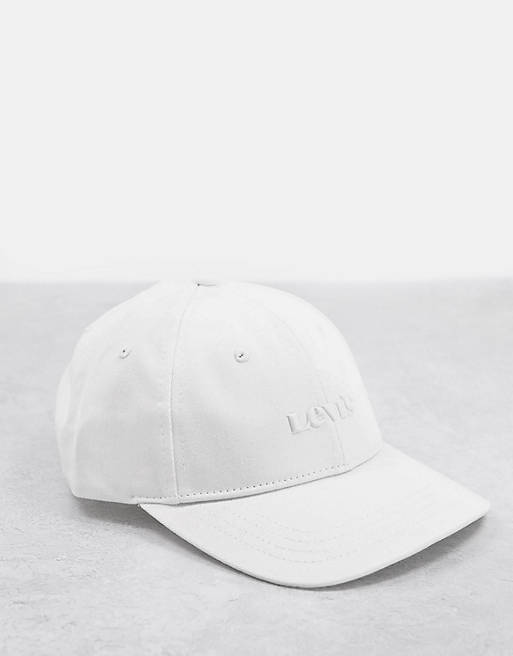 Levi's vintage logo baseball cap in white | ASOS