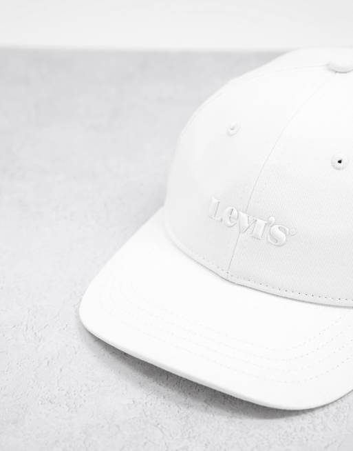 Levi's vintage logo baseball cap in white | ASOS