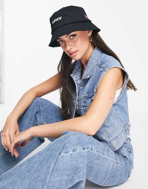 Levi's vintage logo bucket hat in black, 2 of 4
