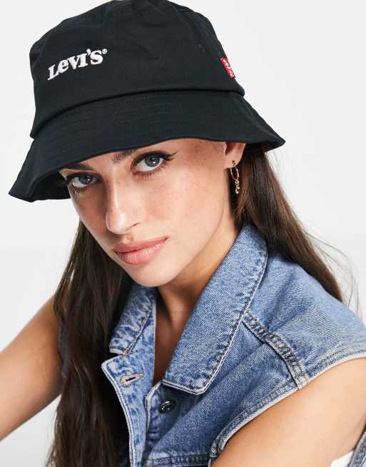 Levi's vintage logo bucket hat in black, 3 of 4