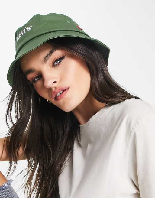 Levi's Vintage Modern Logo Bucket Hat Green, S