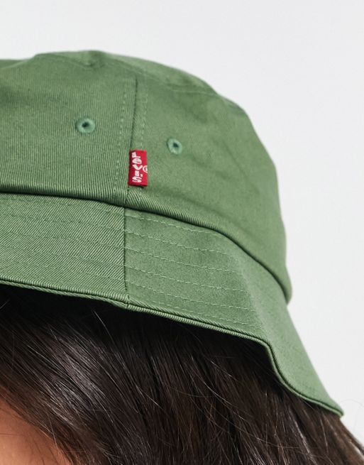 Levi's Vintage Modern Logo Bucket Hat Green, S