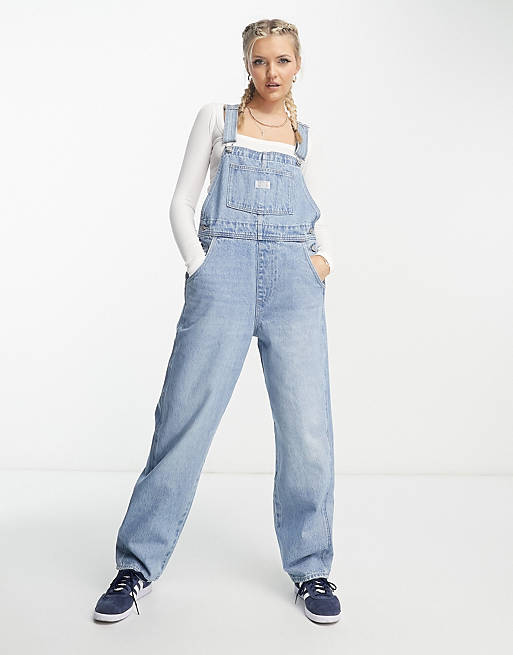 Levi's overall dungarees mid wash blue | ASOS