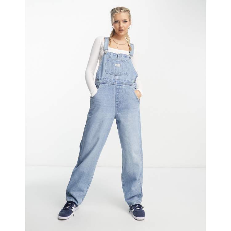 Levis vintage denim shortalls hot sale
